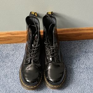 Dr. Martens Women's 1460 Patent Black Boots